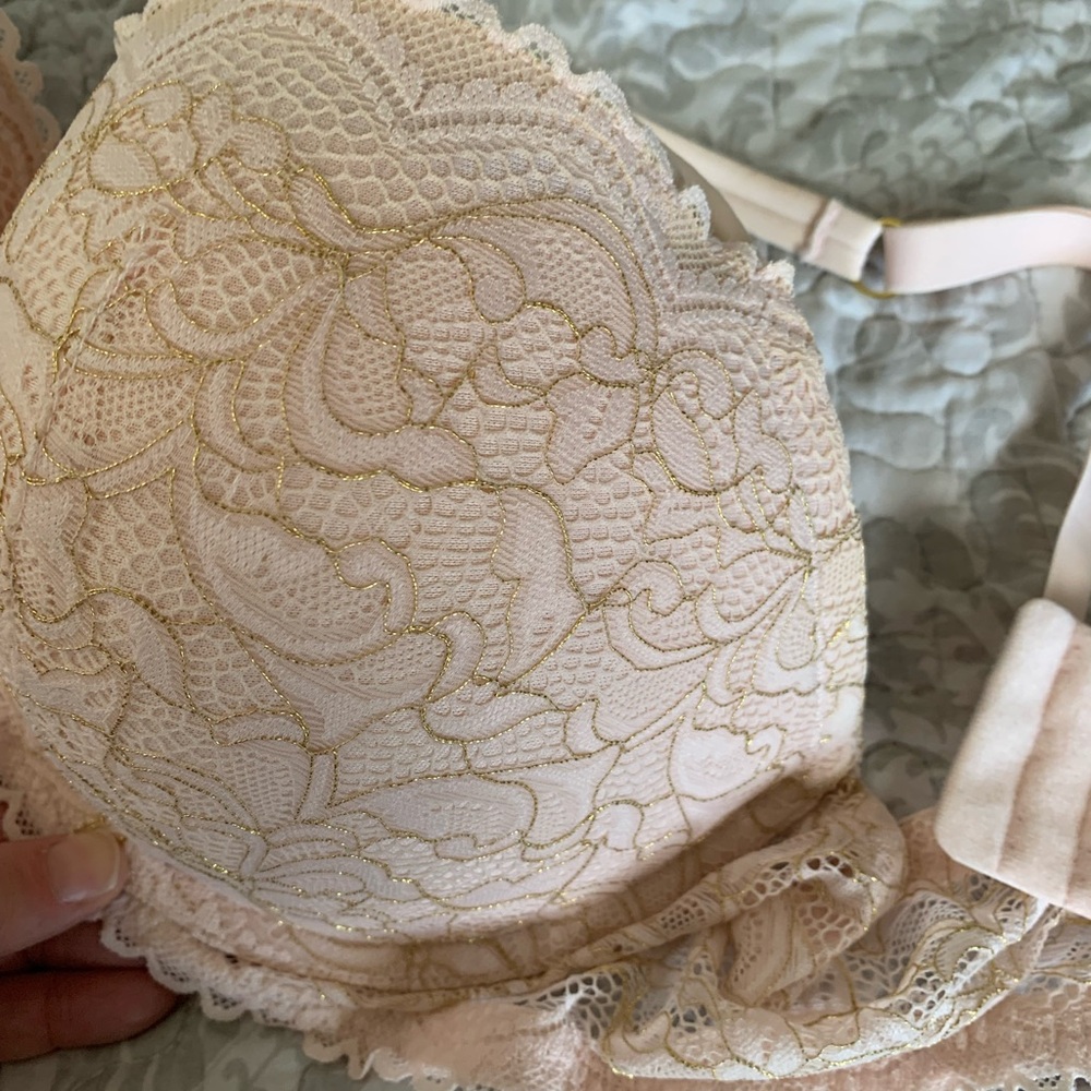 Underwire Pushup Bra in Pale Pink - Picture 6 of 7